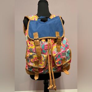 NEW Simply Southern FLORAL BACKPACK Book Bag